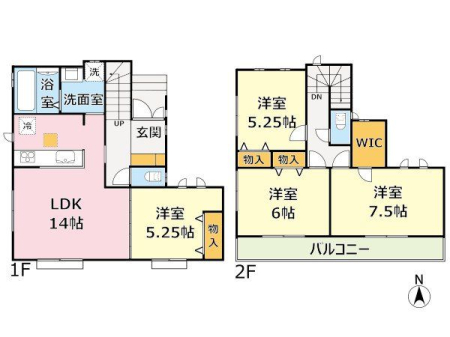  2KāA4LDK+J[Xy[X